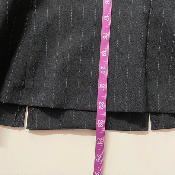 Vintage Betsy Lauren Petite Black PinStriped Blazer Size 6P EUC - Picture 8 of 15